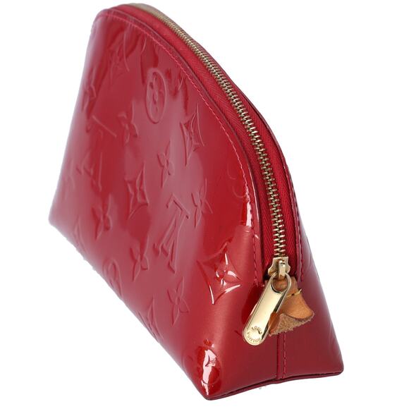 Louis Vuitton Pochette Cosmetic Bag Monogram Vernis Pouch M91496 Pomme d'Amour - Picture 4 of 7